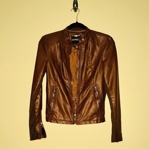 Faux Leather Jacket